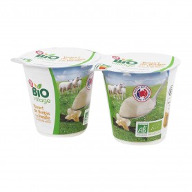YAOURT BREBIS VANILLE BIO 2X125G(1043085)