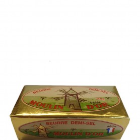 BEURRE 1/2 SEL 82%MG 250G - MOULIN D’OR