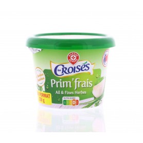Fromage à tartiner ail et fines herbes 24%mg - Les Croisés - 250 g