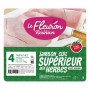 BARQUETTE JAMBON CUIT SUPERIEUR HERBES AC X4 160g LE FLEURON DE LA REUNION