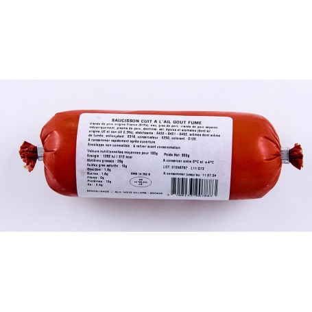 Saucisson cuit à l'ail fumé - MAK-YUEN - 400g