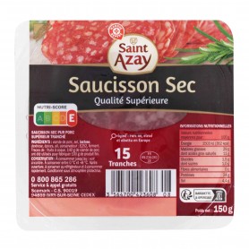SAUCISSON SEC 15T ST AZAY 150G