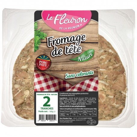 BARQUETTE FROMAGE TETE X2 160g LE FLEURON DE LA REUNION